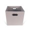 John Louis Home Fabric Bins, Canvas, Grey, 11 in W BIN-C-C02 - alternate 2
